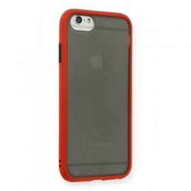 Evastore Apple iPhone 6 Montreal Buzlu Kamera Korumalı Silikon Kılıf