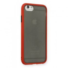 Evastore Apple iPhone 6 Montreal Buzlu Kamera Korumalı Silikon Kılıf