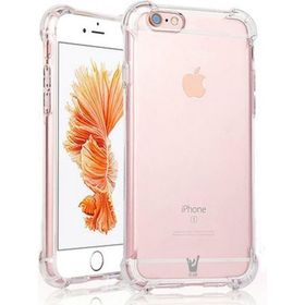 Evastore Apple iPhone 6/6S Antishock Darbe Emici Şeffaf Sert Silikon Kılıf