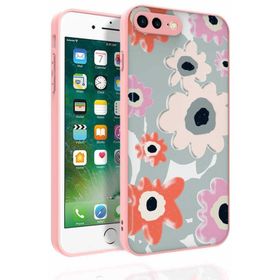 Evastore Apple İphone 7 Plus Desenli Kamera Korumalı Parlak Nora Kapak Kılıf
