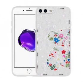 Evastore Apple iPhone 7 Plus Desenli Sert Silikon Mumila Kapak Kılıf