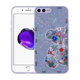 Evastore Apple iPhone 7 Plus Desenli Sert Silikon Mumila Kapak Kılıf