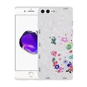 Evastore Apple iPhone 7 Plus Desenli Sert Silikon Mumila Kapak Kılıf