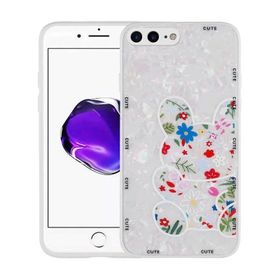 Evastore Apple iPhone 7 Plus Desenli Sert Silikon Mumila Kapak Kılıf