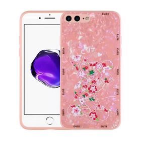 Evastore Apple iPhone 7 Plus Desenli Sert Silikon Mumila Kapak Kılıf