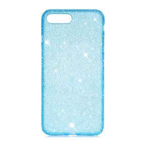 Evastore Apple İphone 7 Plus Eni Kapak Turuncu Beyaz Desenli Kılıf