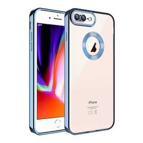 Evastore Apple iPhone 7 Plus Kamera Korumalı Logo Gösteren Şeffaf Kapak Kılıf