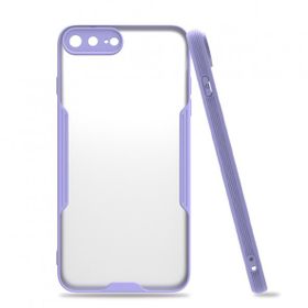 Evastore Apple iPhone 7 Plus Platin Tam Koruma Şık Silikon Kapak Kılıf