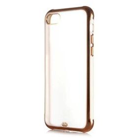 Evastore Apple iPhone 7 Voit Krımızı Kenarlı Şeffaf Kapak Kılıf