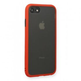 Evastore Apple iPhone 8 Montreal Buzlu Kamera Korumalı Silikon Kılıf