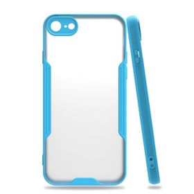 Evastore Apple iPhone 8 Platin Tam Koruma Şık Silikon Kapak Kılıf