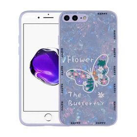 Evastore Apple iPhone 8 Plus Desenli Sert Silikon Mumila Kapak Kılıf