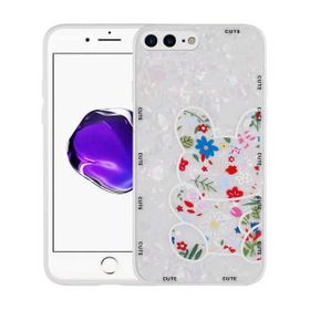 Evastore Apple iPhone 8 Plus Desenli Sert Silikon Mumila Kapak Kılıf