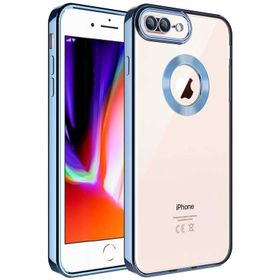 Evastore Apple iPhone 8 Plus Kamera Korumalı Logo Gösteren Omega Kapak Kılıf
