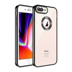 Evastore Apple iPhone 8 Plus Kamera Korumalı Logo Gösteren Omega Kapak Kılıf