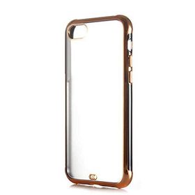 Evastore Apple iPhone SE 2020 Voit Kahverengi Kenarlı Kapak Kılıf