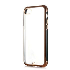 Evastore Apple iPhone SE 2020 Voit Kahverengi Kenarlı Kapak Kılıf