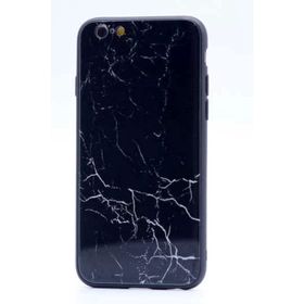 Evastore Apple iPhone SE 2022 Ebruli Cam Kapak Yeni Desen Kılıf