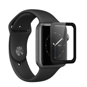 Evastore Apple Watch 38 mm Kenarları Metal Cam Ekran Koruyucu