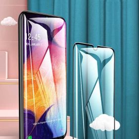 Evastore Galaxy A20s Kenarları Kırılmaya Dayanıklı Cam Ekran Koruyucu