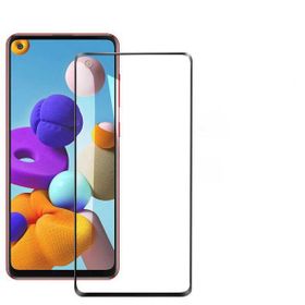 Evastore Galaxy A21 Kenarları Kırılmaya Dayanıklı Cam Ekran Koruyucu