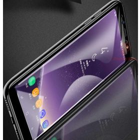 Evastore Galaxy A8 2018 Kenarları Kırılmaya Dayanıklı Cam Ekran Koruyucu