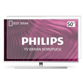 Evçelik Philips 50PUS7303 Elmas Panel 50 inç 2.5mm Uyumlu Tv Ekran Koruyucu