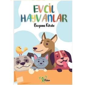 Evcil Hayvanlar - Boyama Kitabı - Fidan