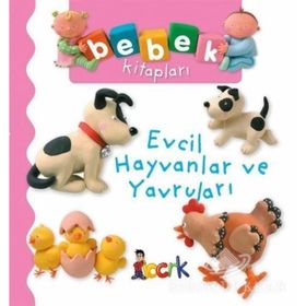 Evcil Hayvanlar ve Yavruları Bebek Kitapları - Emilie Beaumont