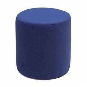 Evdebiz Lacivert Silindir Puf