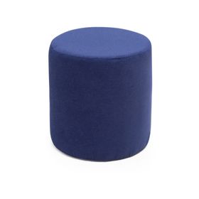 Evdebiz Lacivert Silindir Puf