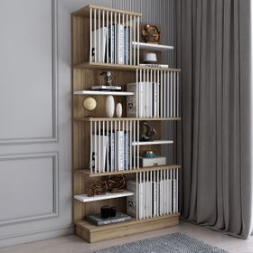 Evdekimoda Arya Ud Beyaz Kitaplık
