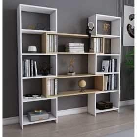 Evdekimoda Poyraz Beyaz Safir Kitaplık