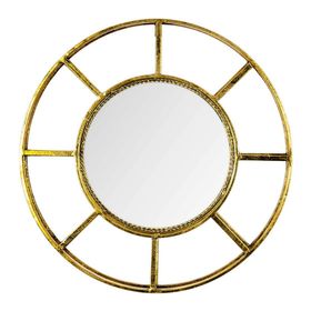Evdema Vitale Lux Gold Dekoratif Duvar Aynası