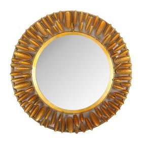 Evdema Vitale Lux Gold Dekoratif Duvar Aynası