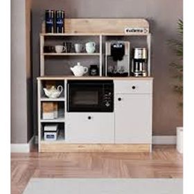 Evdemo Barista Atlantik Çam Kahve Köşesi Çok Amaçlı Dolap