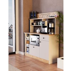Evdemo Barista Atlantik Çam Kahve Köşesi Çok Amaçlı Dolap