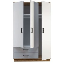 Evdemo Erna 3 Kapak 2 Çekmeceli Atlantik Çam Gardırop