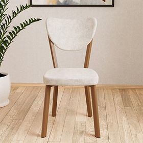 Evdemo Krem Elma 4 Adet Yemek Masası Sandalyesi