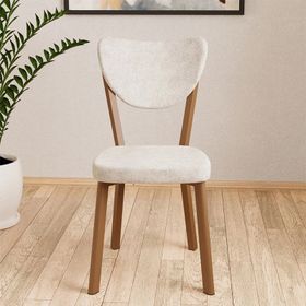 Evdemo Krem Elma 4 Adet Yemek Masası Sandalyesi