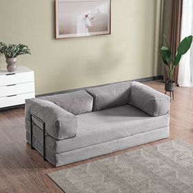 Evdemo Lounge Gri Çok Amaçlı Koltuk Yatak Aktivite Koltuğu