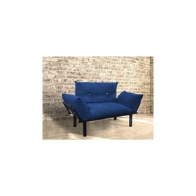 Evdemo Mavi 125x60x90 cm Ada İkili Koltuk