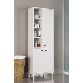 Evdemo Selen Beyaz Çok Amaçlı Mutfak Banyo Dolabı