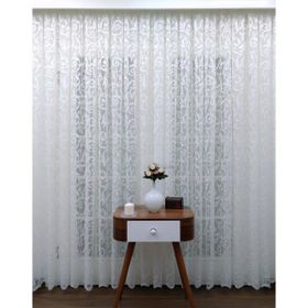 Evdepo Home 1-2.5 Normal Pile Tek Kanat Ekru 360x240 cm Tül Perde
