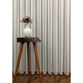 Evdepo Home Ekstraforlu Pilesiz Tek Kanat Ekru 170x240 cm Tül Perde