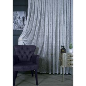 Evdepo Home Ekstraforlu Pilesiz Tek Kanat Ekru 340x240 cm Tül Perde