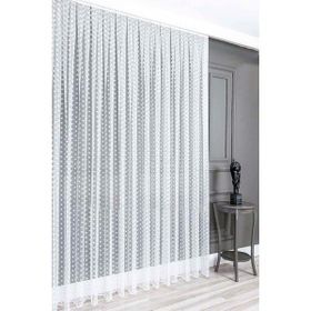 Evdepo Home Ekstraforlu Pilesiz Tek Kanat Ekru 340x240 cm Tül Perde