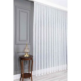 Evdepo Home Ekstraforlu Pilesiz Tek Kanat Ekru 400x270 cm Tül Perde