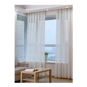 Evdepo Home Grek Zemin 1-2.5 Orta Pileli Kırık Beyaz 480x270 cm Tül Perde