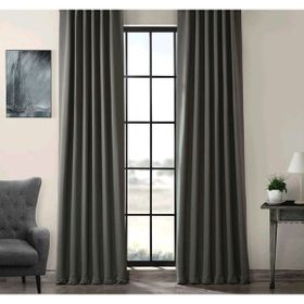 Evdepo Home Karartma Blackout Pilesiz Antrasit 460x270 cm Fon Perde